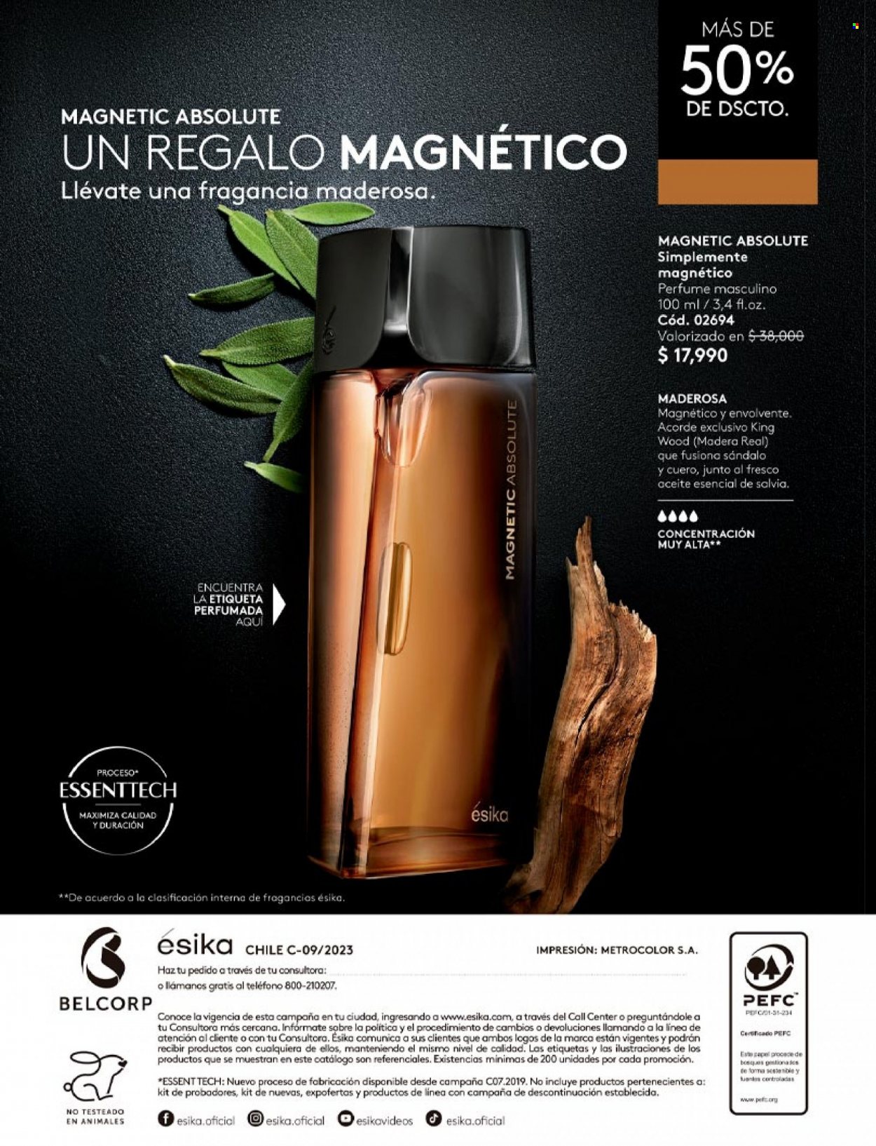 thumbnail - Catálogo Ésika - Ventas - perfume, aceite esencial. Página 152.