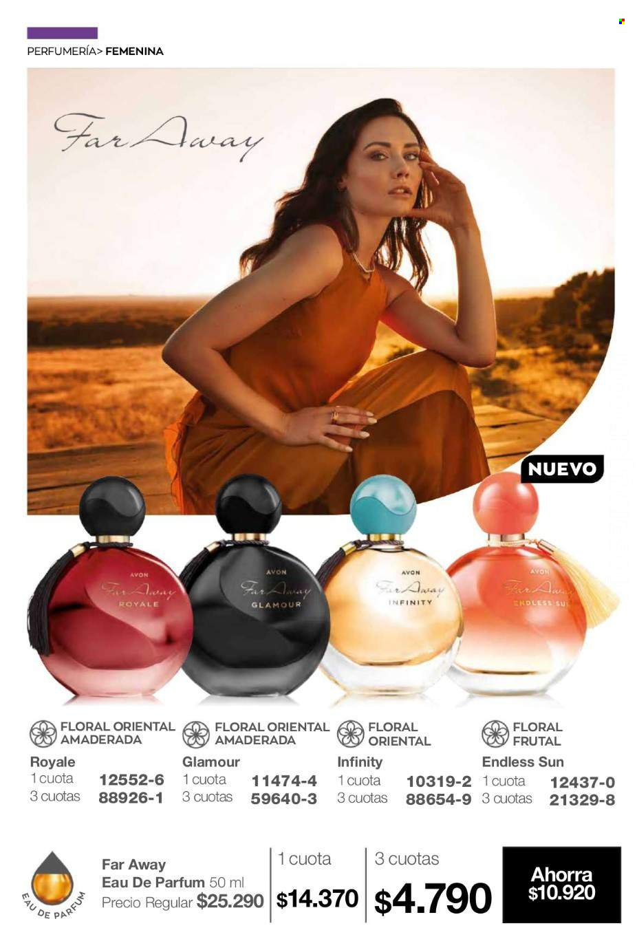 thumbnail - Catálogo Avon - Ventas - perfume, Far Away. Página 30.