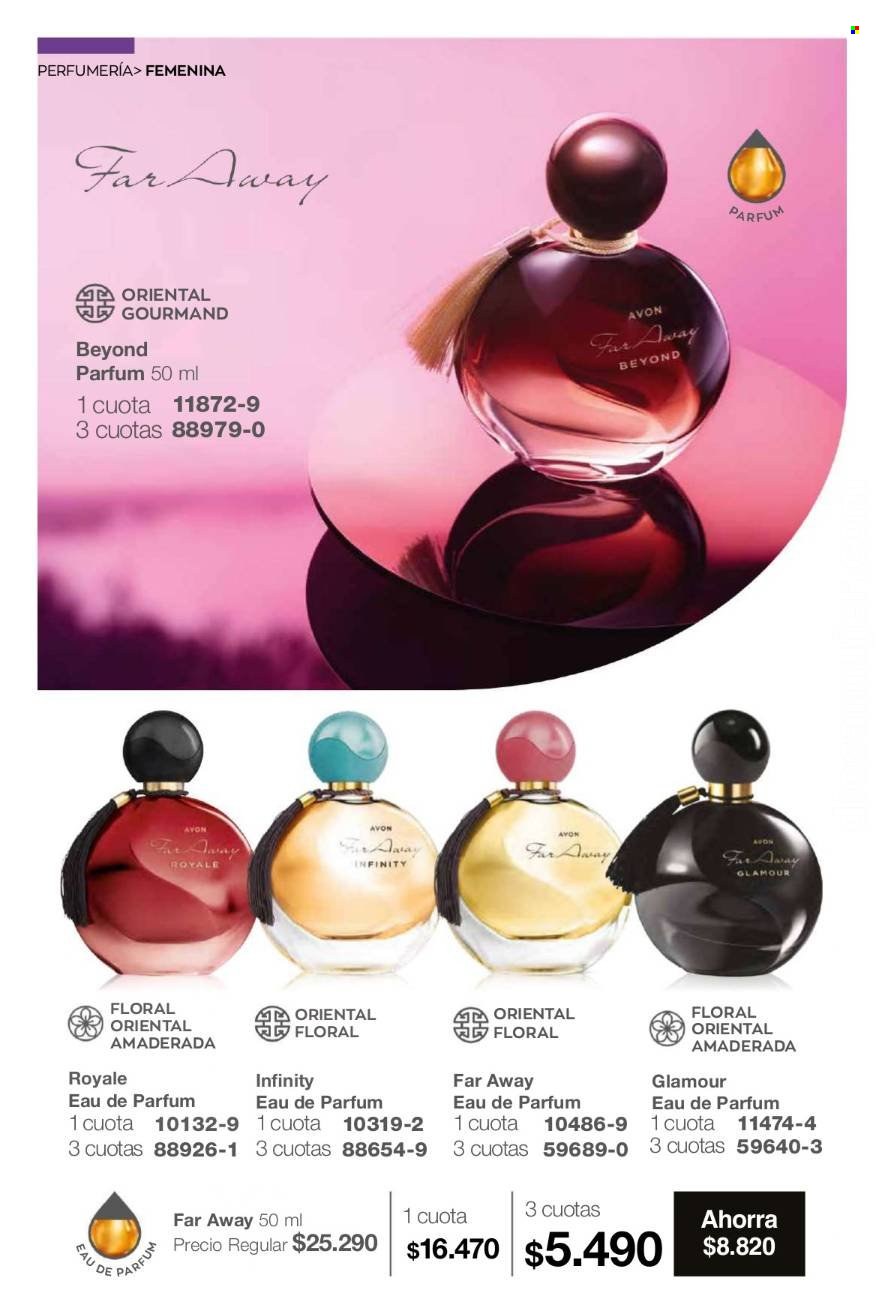 thumbnail - Catálogo Avon - Ventas - perfume, Far Away. Página 21.