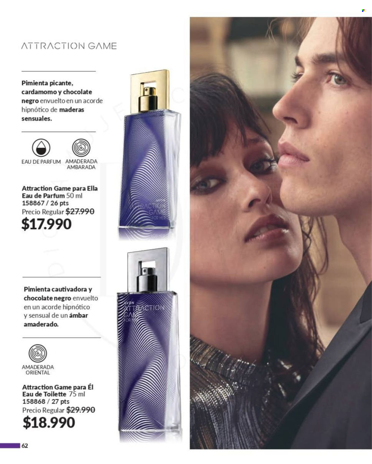 thumbnail - Catálogo Avon - Ventas - perfume, eau de toilette. Página 59.