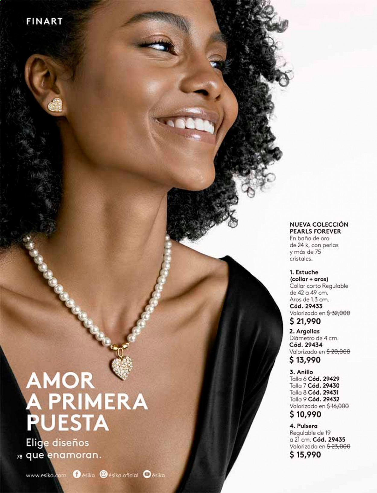 thumbnail - Catálogo Ésika - Ventas - neceser, anillo, collar, pulsera. Página 78.
