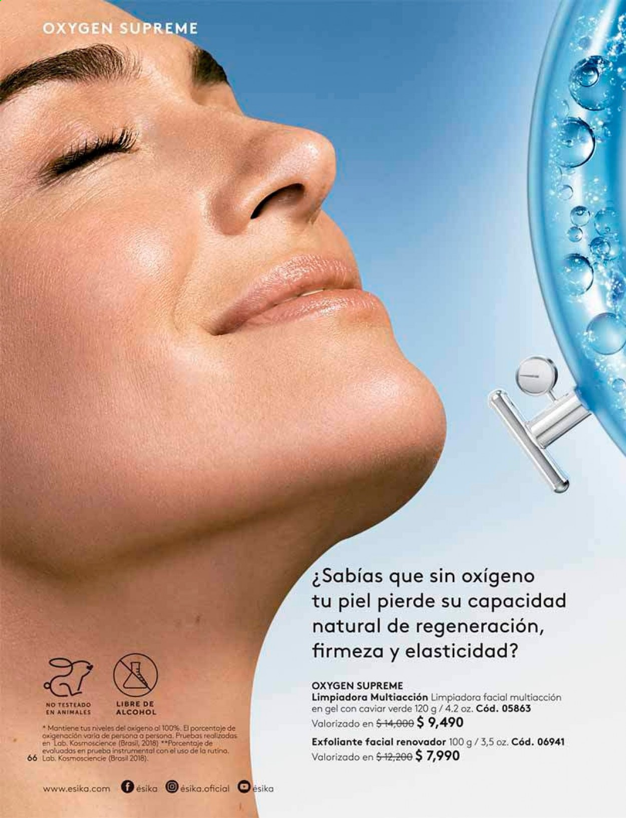 thumbnail - Catálogo Ésika - Ventas - limpiadora facial. Página 66.