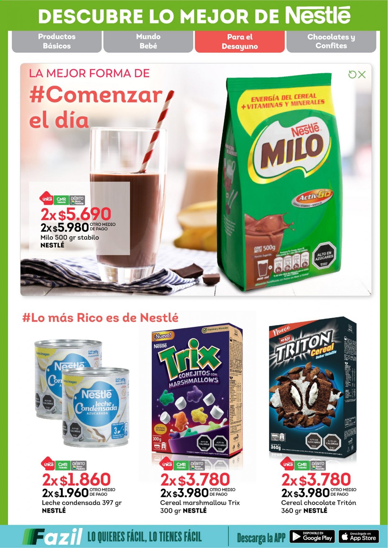 thumbnail - Catálogo Tottus - 15.04.2021 - 29.04.2021 - Ventas - leche, marshmallow, Nestlé, cereales. Página 4.