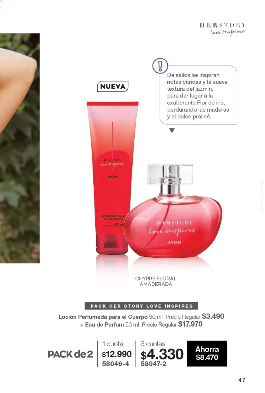 thumbnail - Catálogo Avon - Ventas - loción, perfume. Página 47.