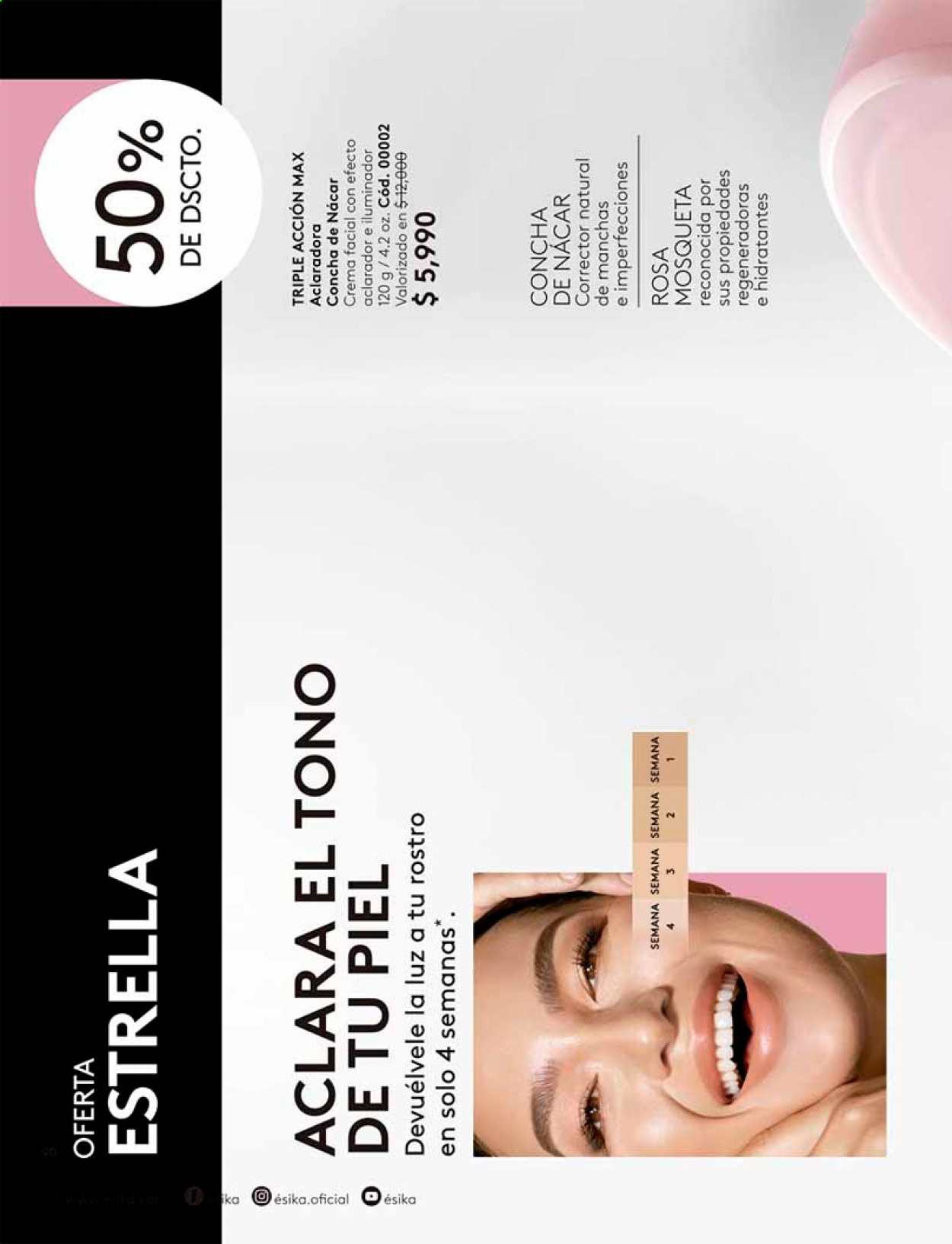 thumbnail - Catálogo Ésika - Ventas - corrector, crema, crema facial. Página 90.