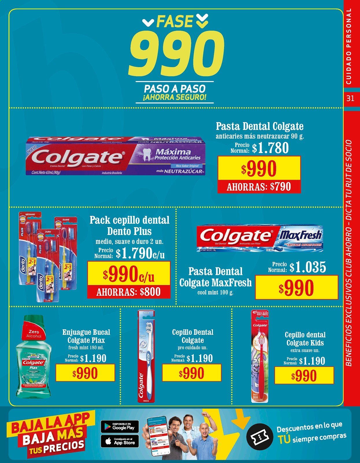 thumbnail - Catálogo Unimarc - 12.05.2021 - 15.06.2021 - Ventas - cepillo, pasta dental, cepillo de dientes, Colgate, enjuague bucal, Calcio. Página 29.