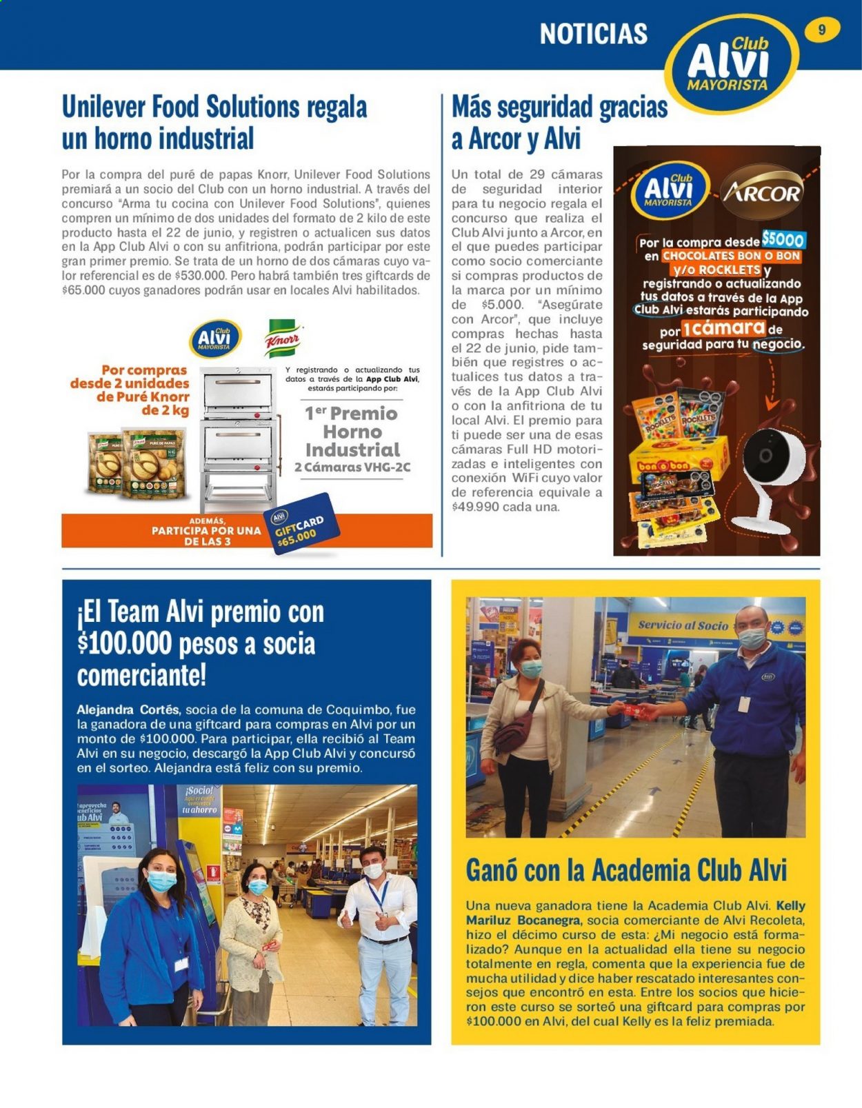 thumbnail - Catálogo Alvi - 26.05.2021 - 22.06.2021 - Ventas - Knorr, puré de papa, Bon o Bon, ron. Página 9.