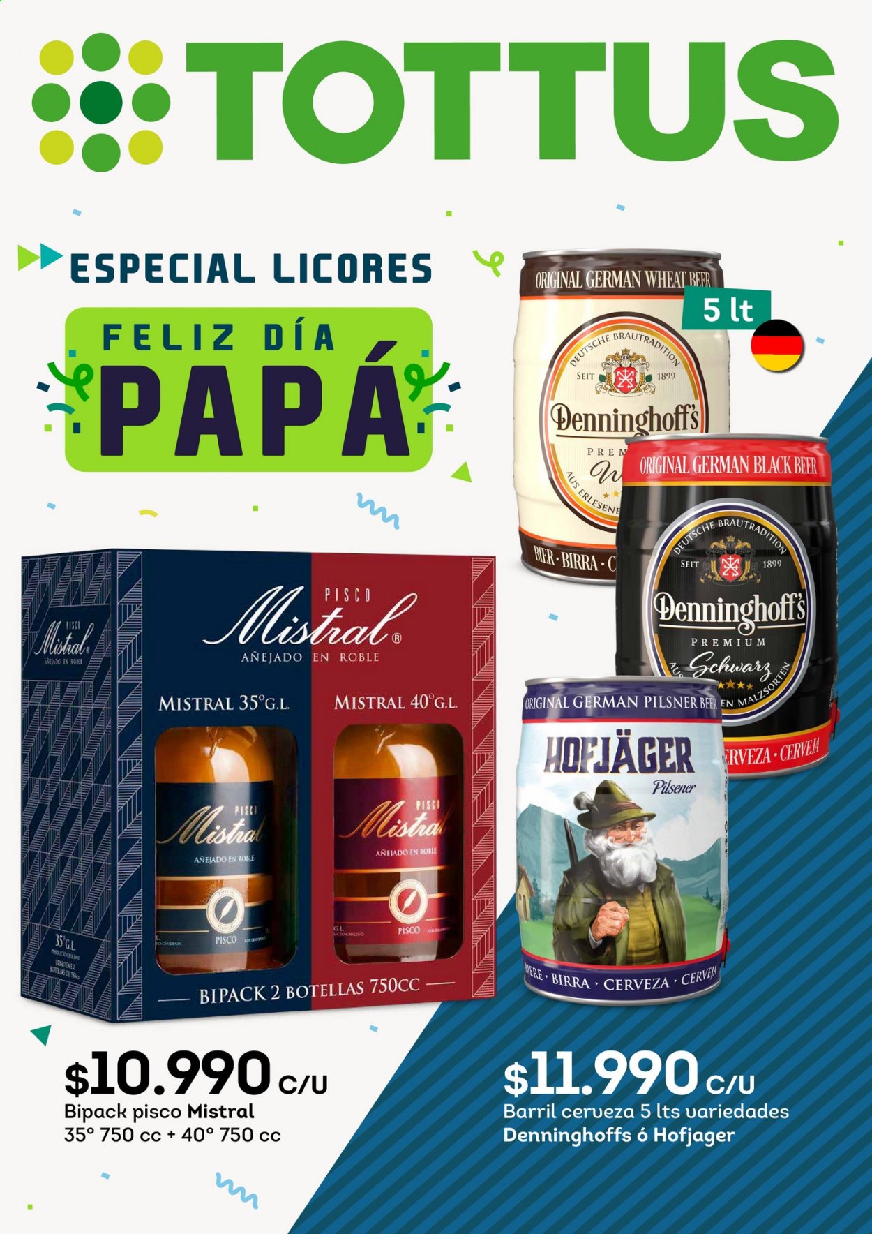 thumbnail - Catálogo Tottus - 28.05.2021 - 20.06.2021 - Ventas - cerveza, licor. Página 1.