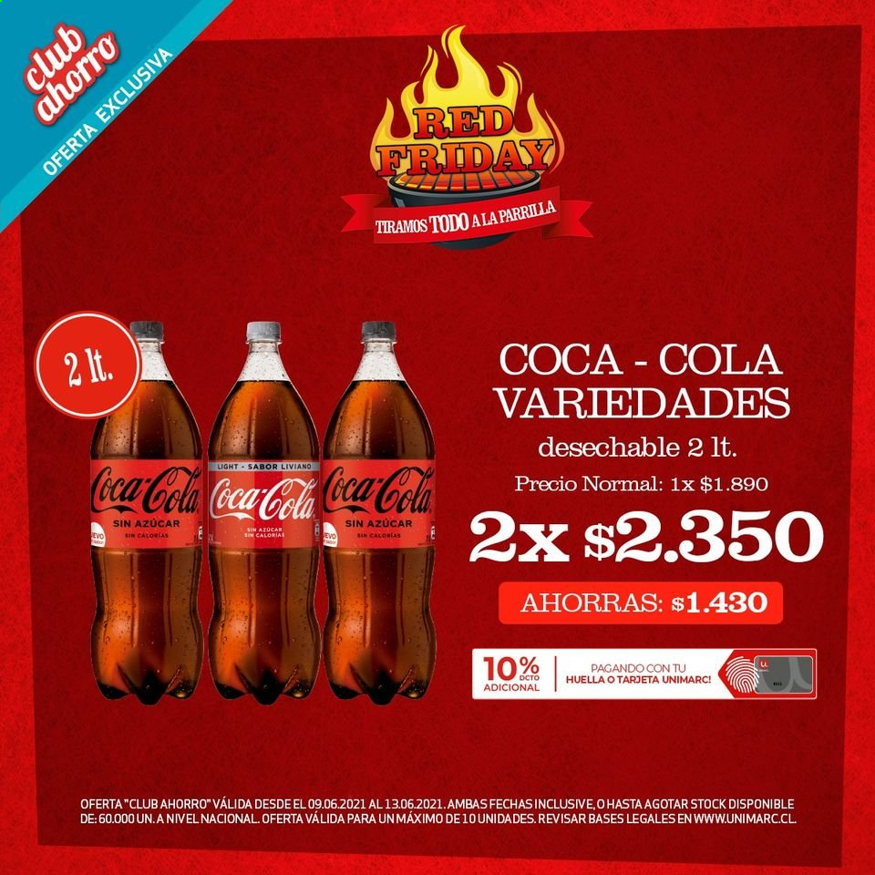 thumbnail - Catálogo Unimarc - 09.06.2021 - 13.06.2021 - Ventas - Coca-cola. Página 2.