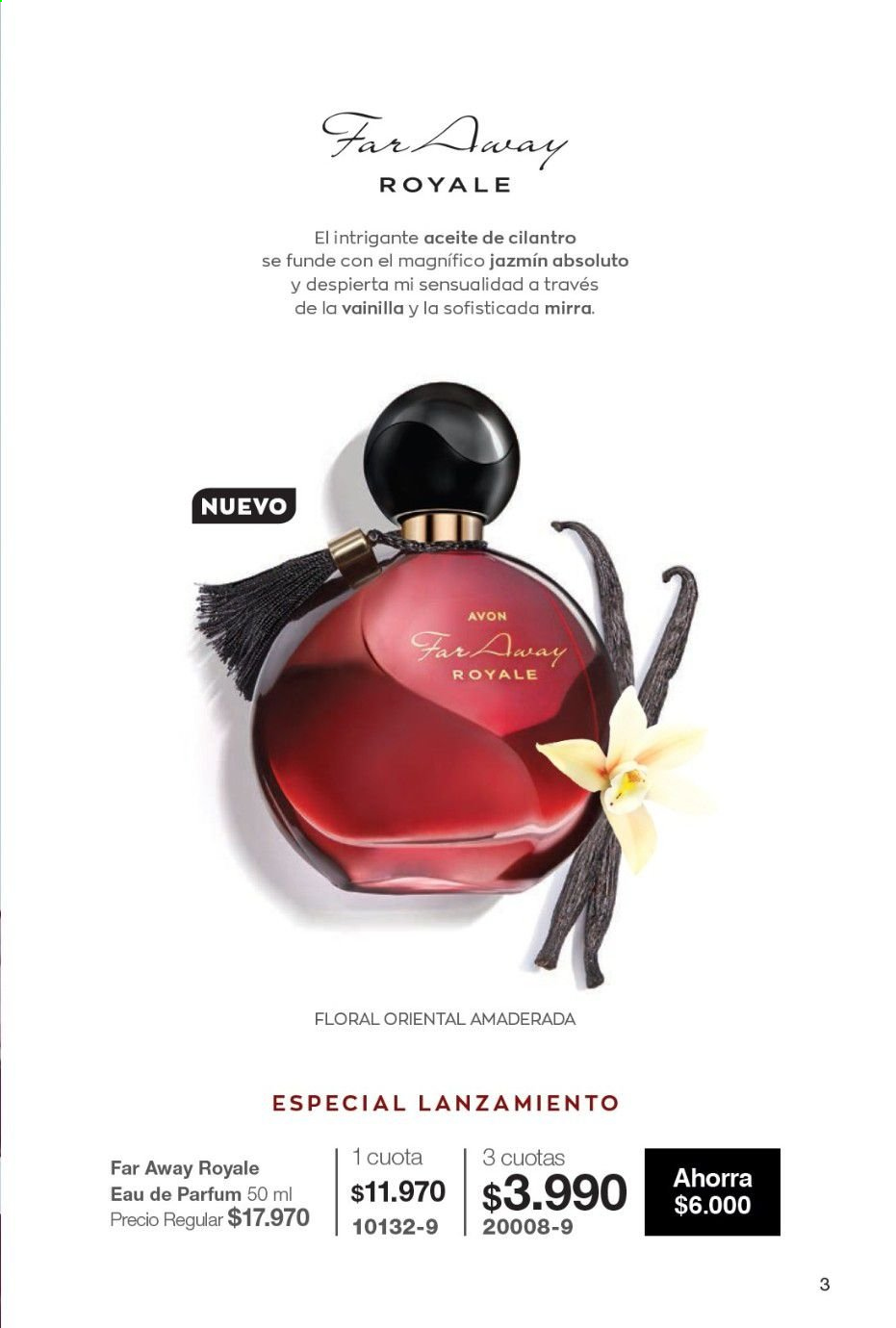 thumbnail - Catálogo Avon - Ventas - perfume, Far Away. Página 3.