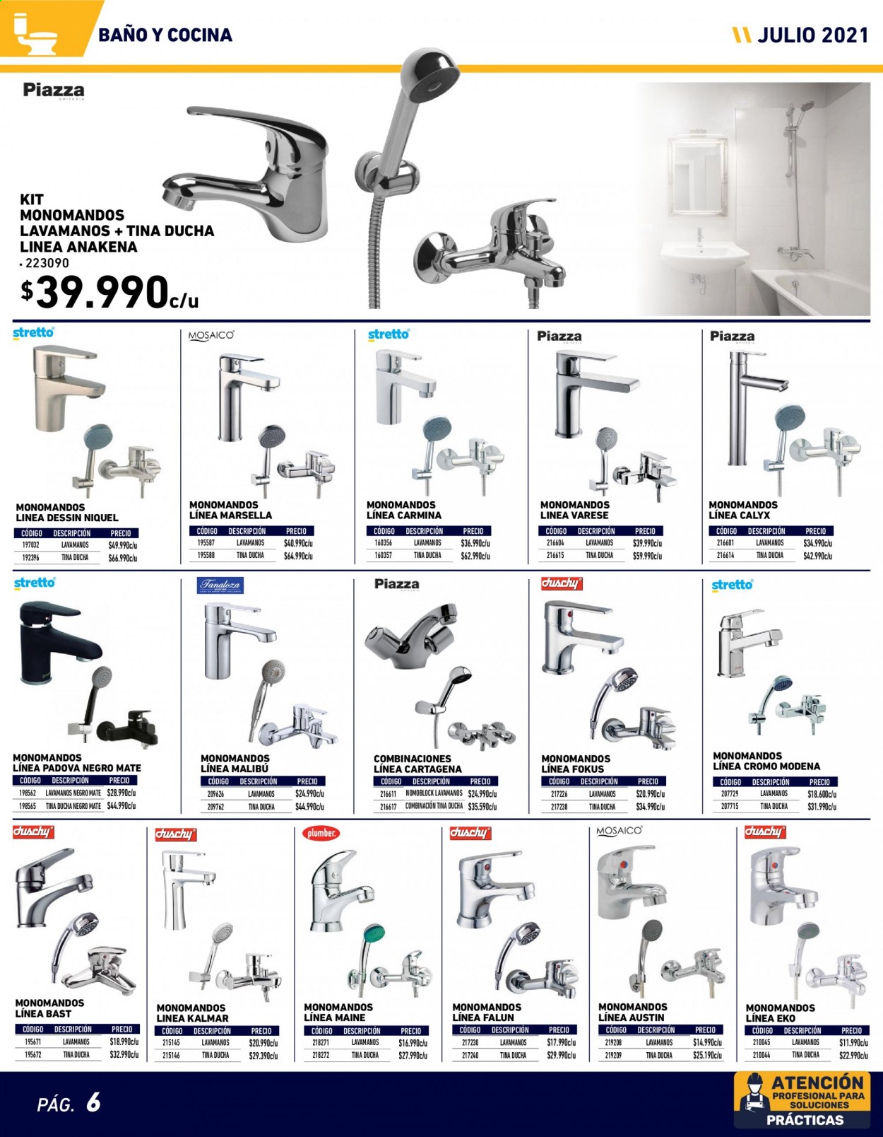 thumbnail - Catálogo Construmart - 05.07.2021 - 25.07.2021 - Ventas - ducha. Página 6.