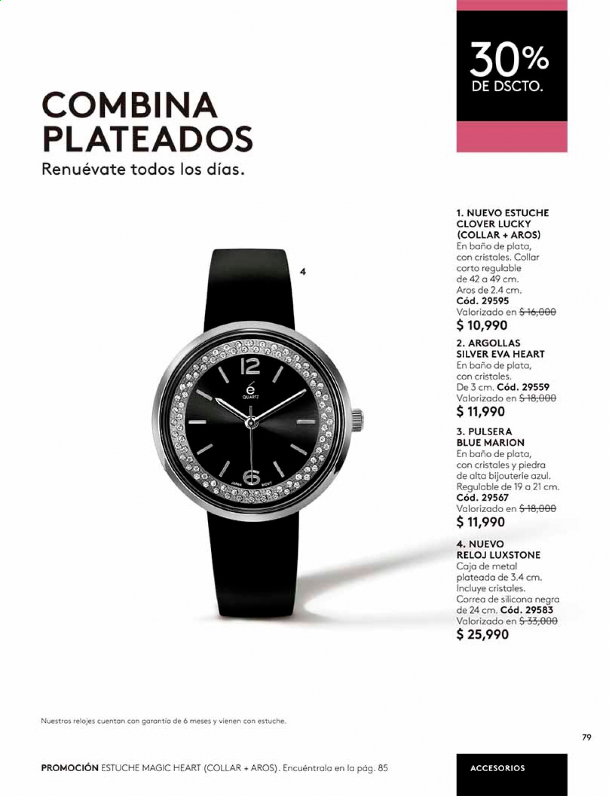 thumbnail - Catálogo Ésika - Ventas - neceser, collar, pulsera, reloj. Página 81.