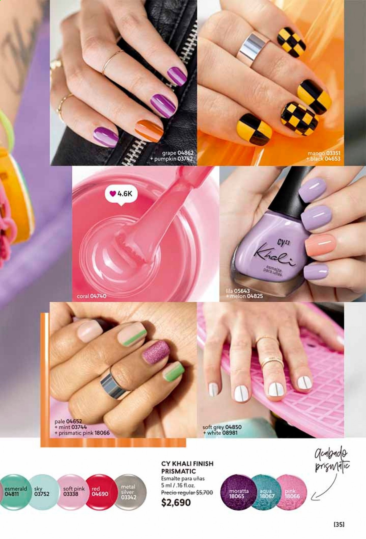 thumbnail - Catálogo Cyzone - Ventas - esmalte para uñas. Página 35.