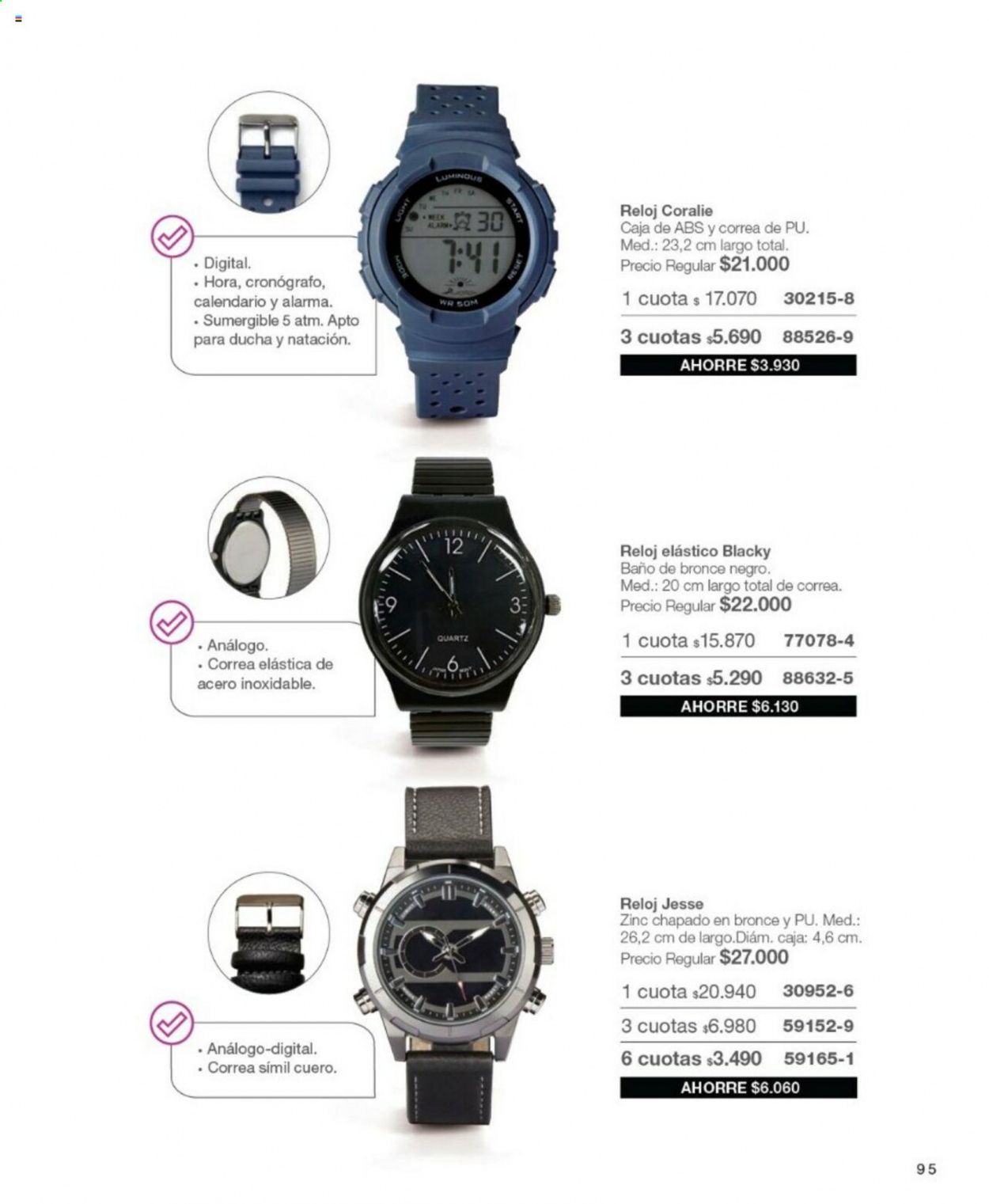 thumbnail - Catálogo Avon - Ventas - reloj. Página 95.