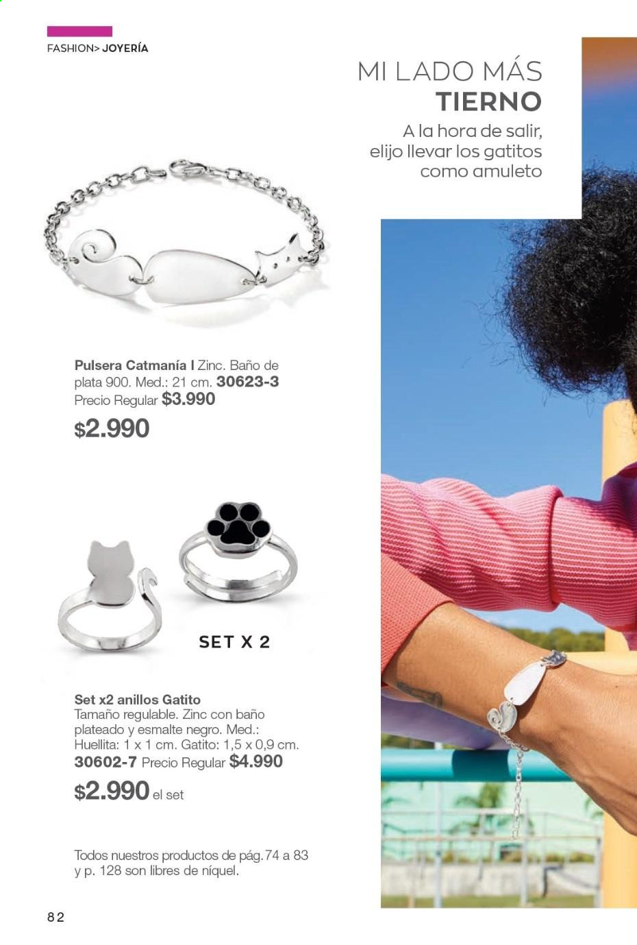 thumbnail - Catálogo Avon - Ventas - esmalte para uñas, anillo, pulsera, joyas. Página 82.