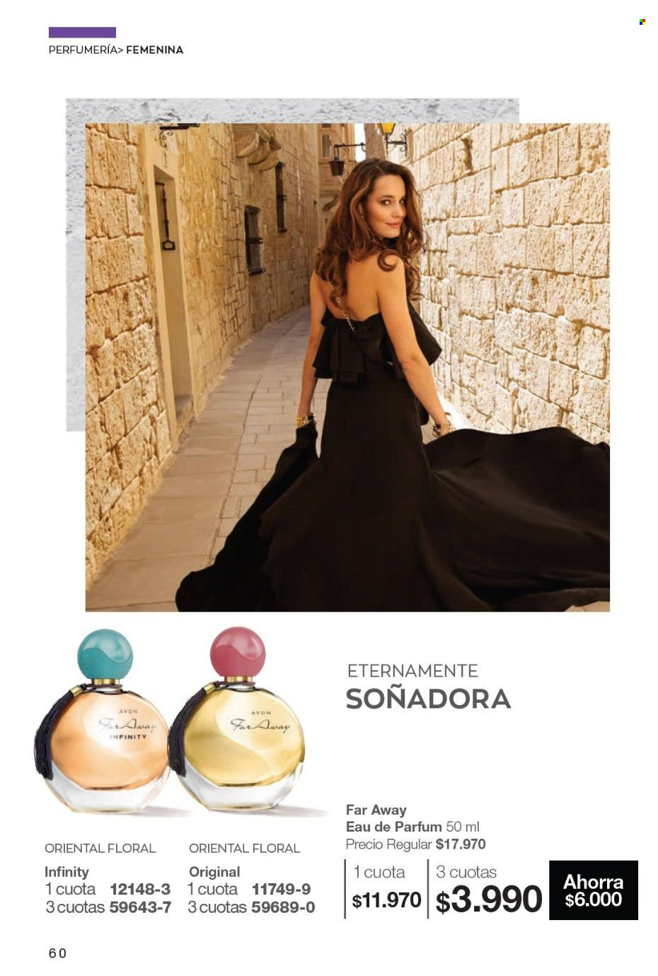 thumbnail - Catálogo Avon - Ventas - perfume, Far Away. Página 60.