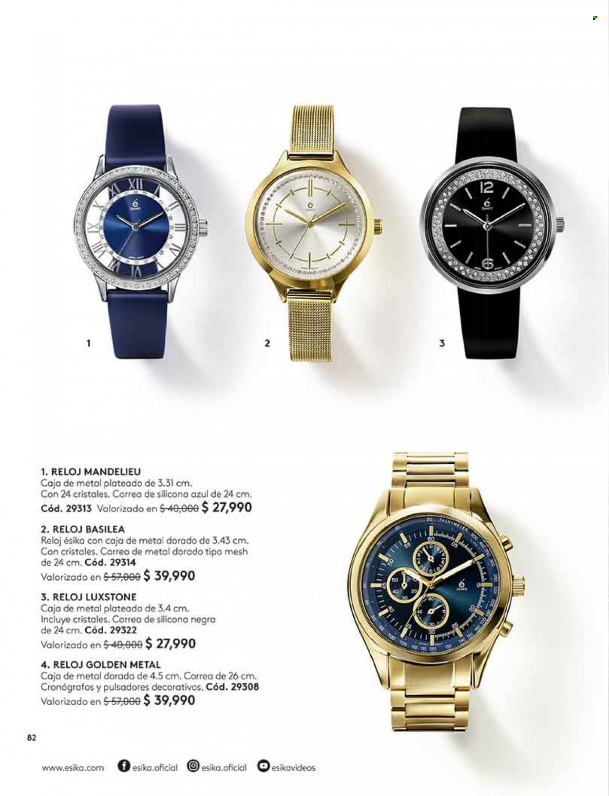 thumbnail - Catálogo Ésika - Ventas - reloj. Página 84.