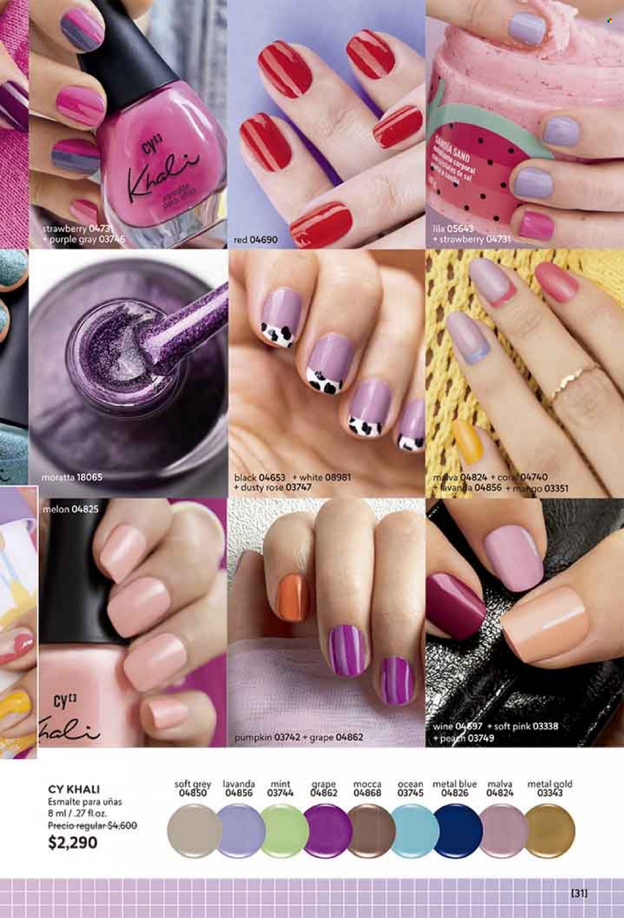 thumbnail - Catálogo Cyzone - Ventas - esmalte para uñas. Página 31.