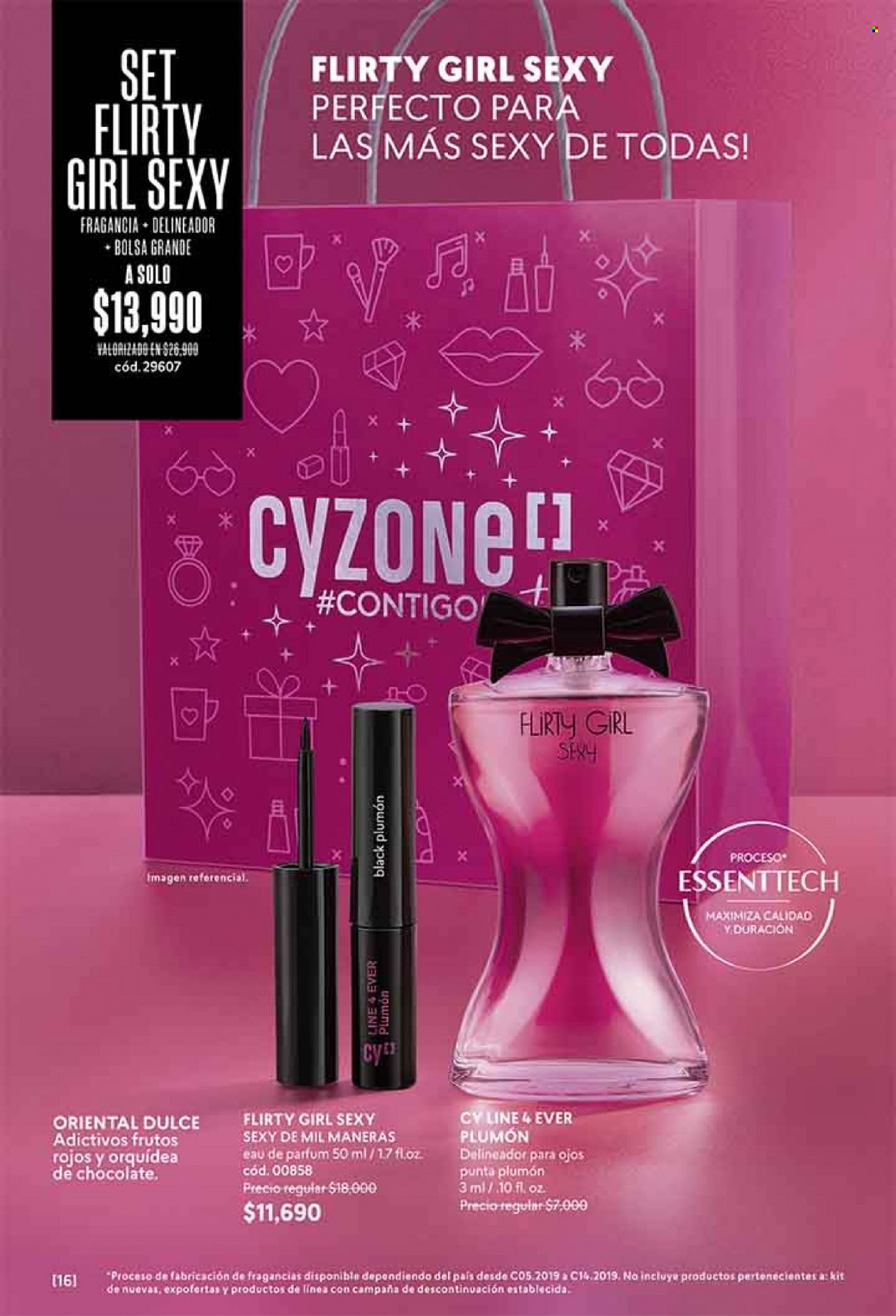thumbnail - Catálogo Cyzone - Ventas - delineador, perfume, bolso. Página 16.