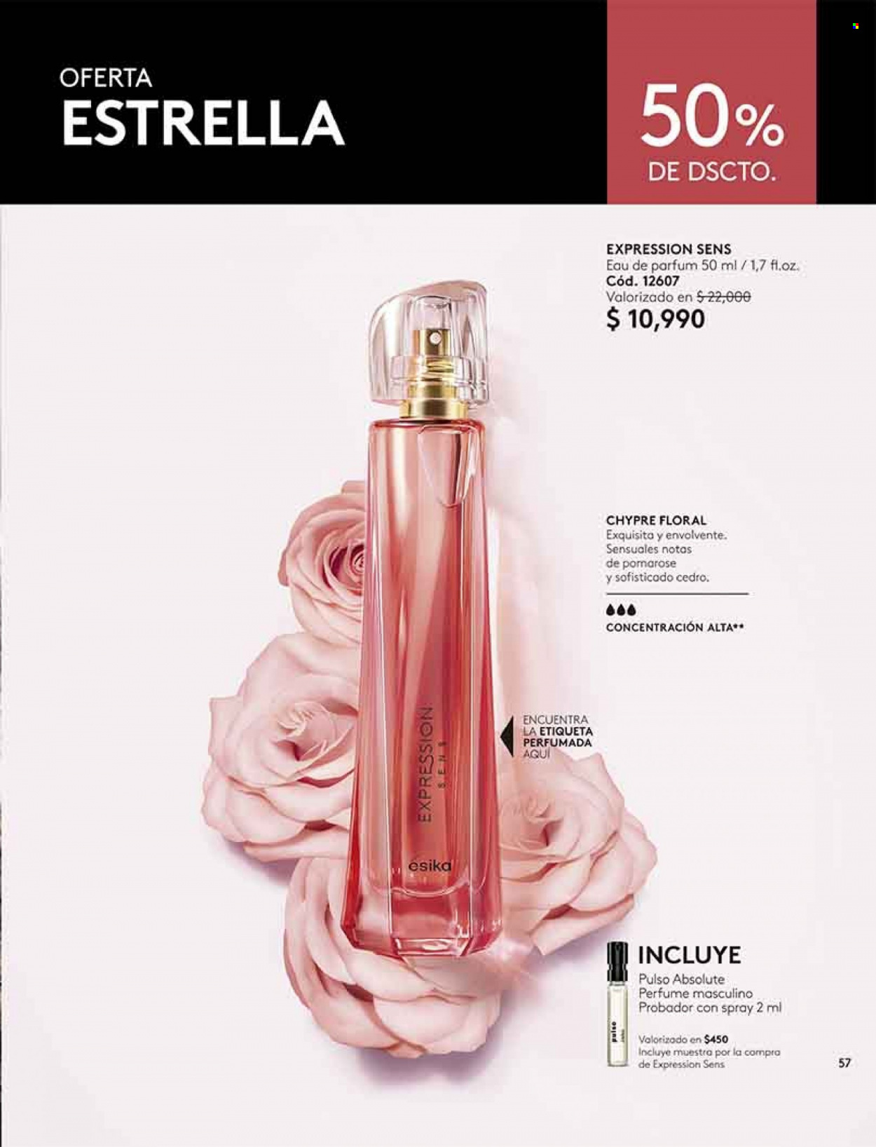 thumbnail - Catálogo Ésika - Ventas - perfume. Página 57.