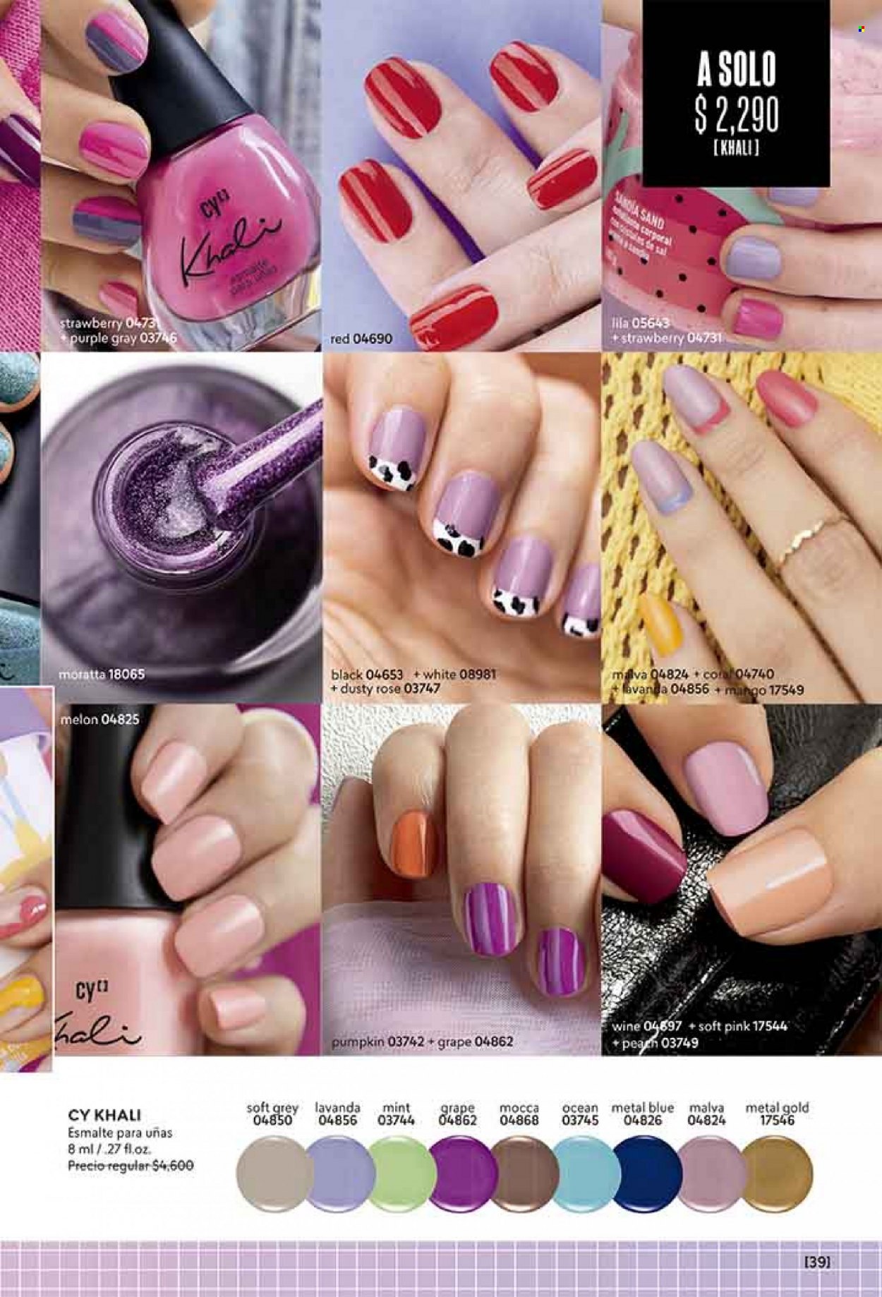 thumbnail - Catálogo Cyzone - Ventas - esmalte para uñas. Página 39.