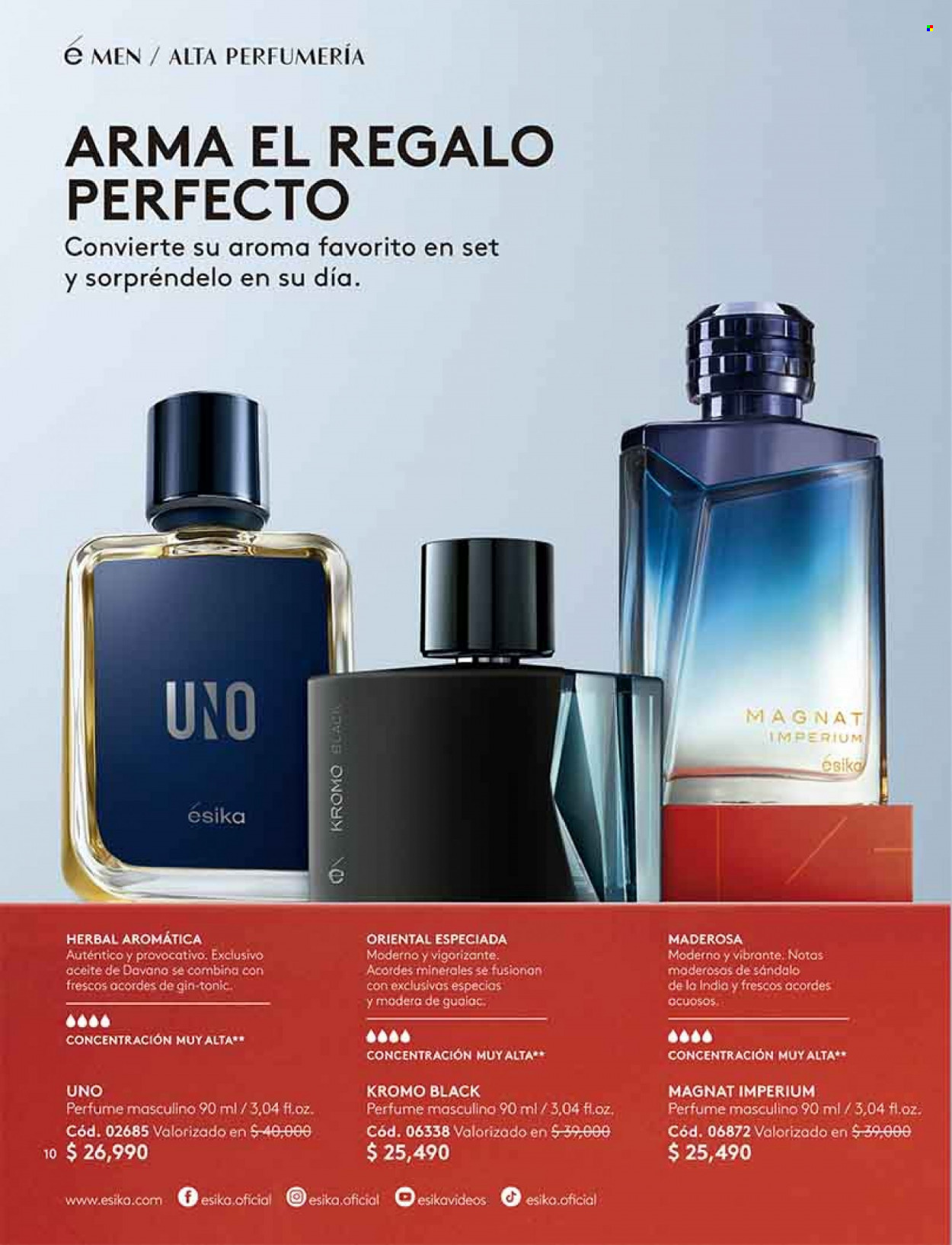 thumbnail - Catálogo Ésika - Ventas - perfume. Página 10.