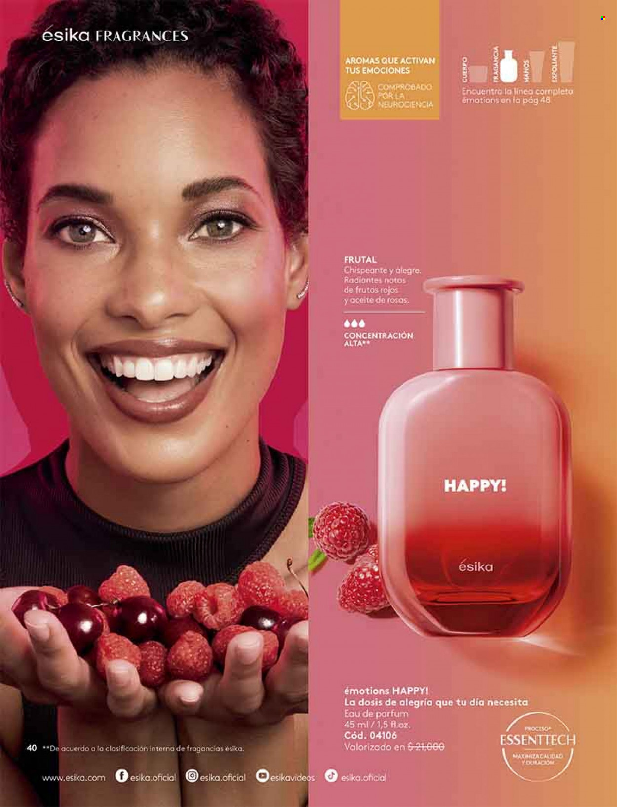 thumbnail - Catálogo Ésika - Ventas - perfume. Página 40.