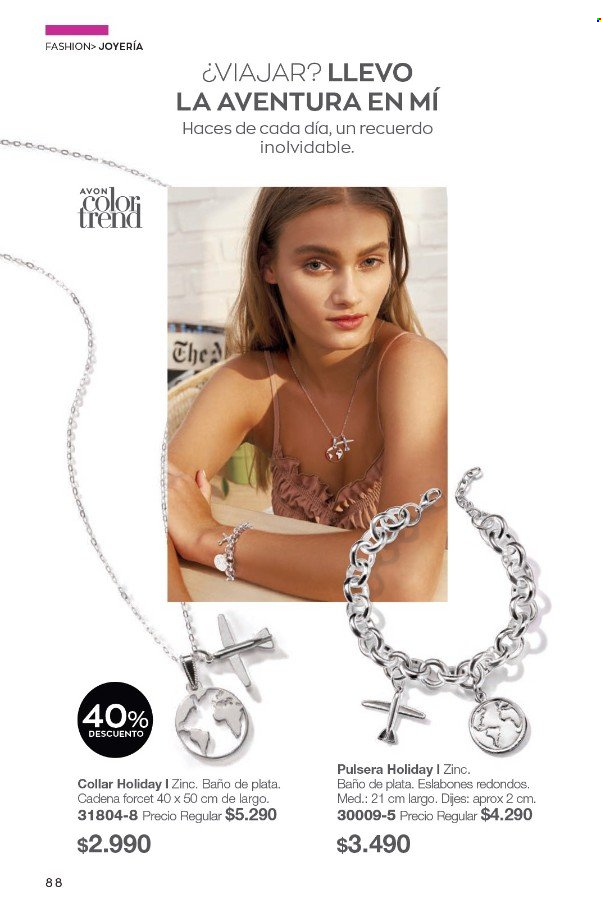 thumbnail - Catálogo Avon - Ventas - cadena, collar, pulsera, joyas. Página 88.