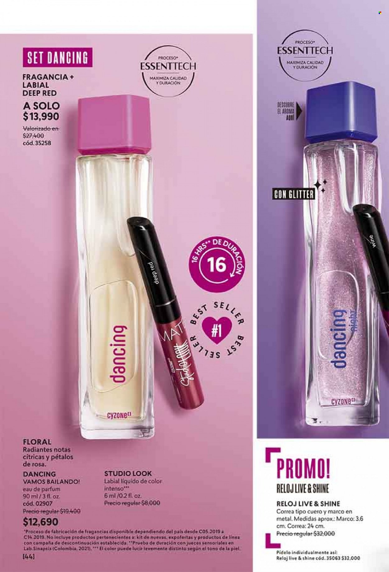 thumbnail - Catálogo Cyzone - Ventas - labial líquido, labial, perfume, reloj. Página 44.