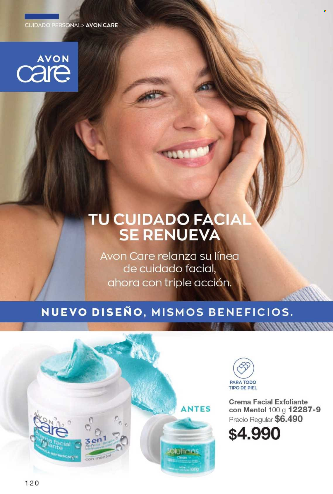 thumbnail - Catálogo Avon - Ventas - crema, crema facial. Página 120.