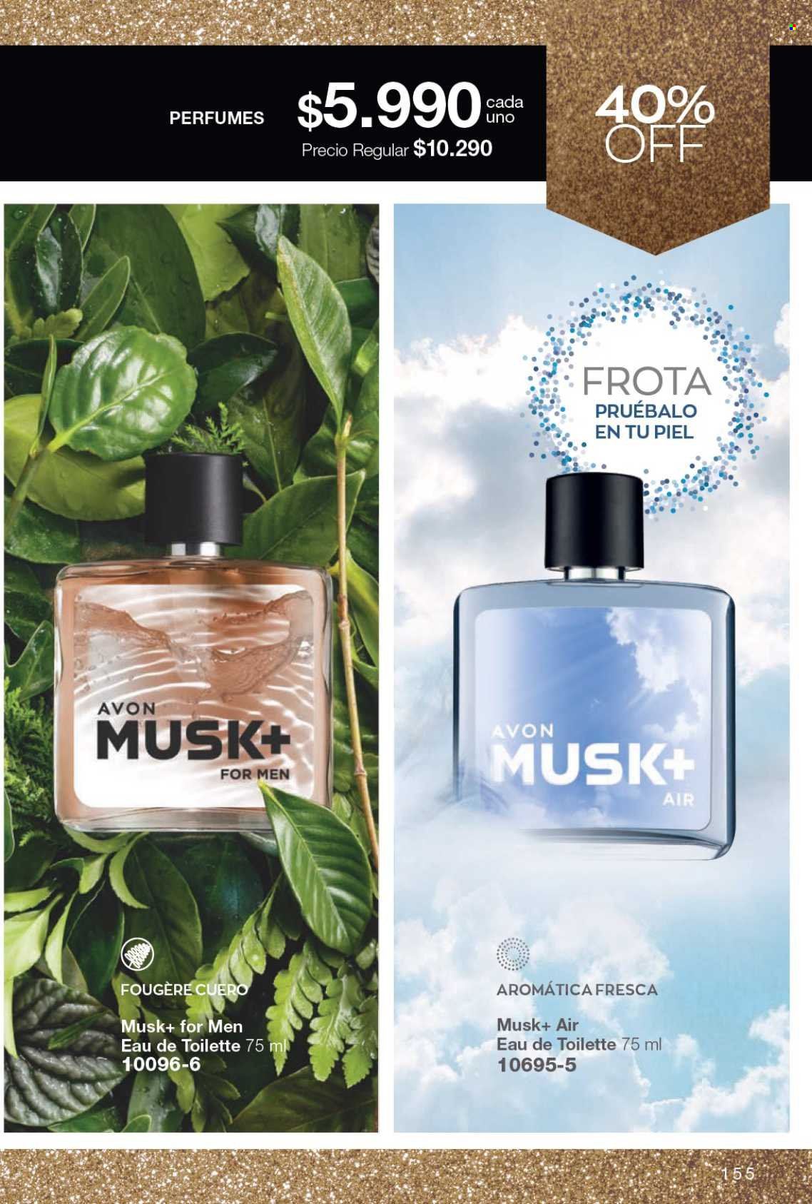thumbnail - Catálogo Avon - Ventas - perfume, eau de toilette. Página 155.