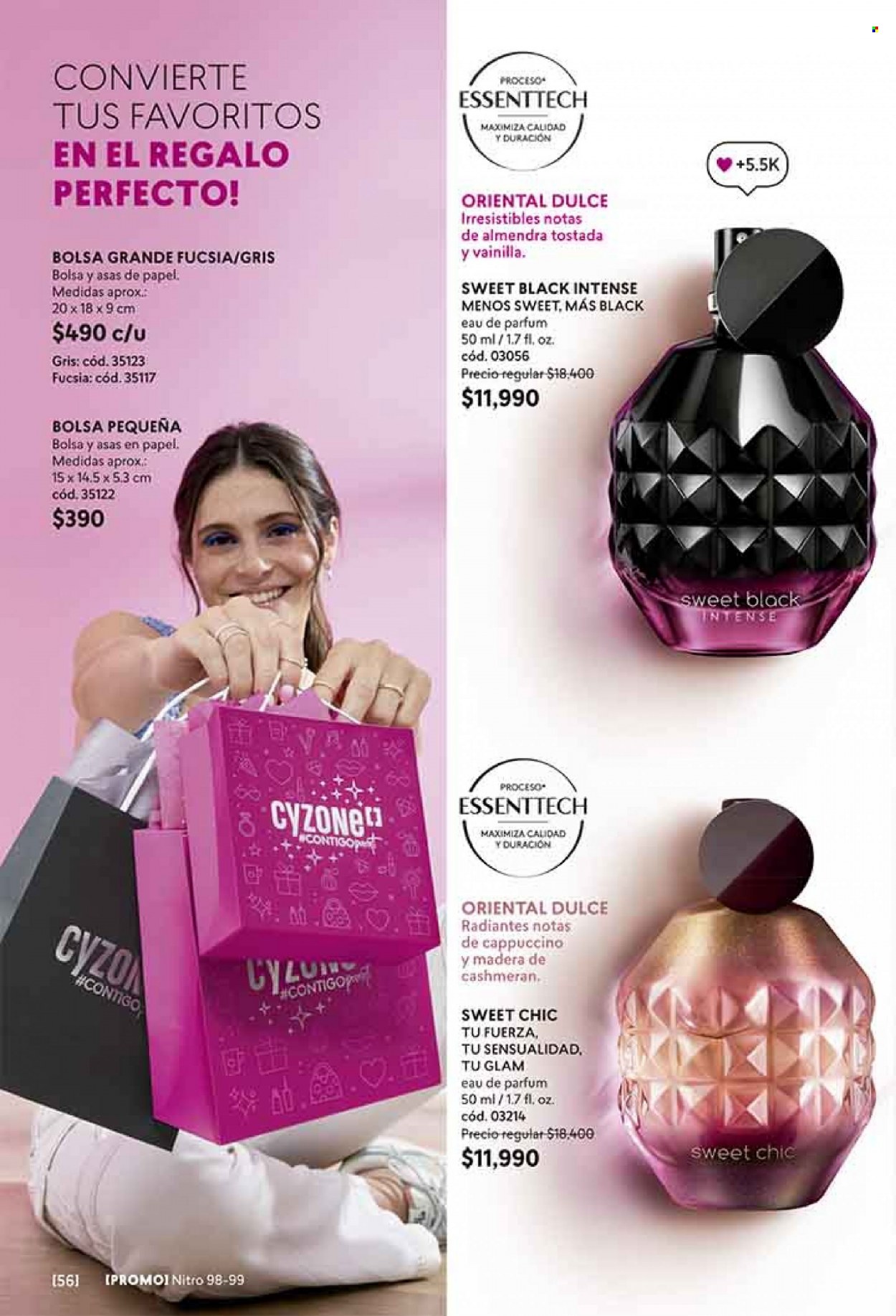 thumbnail - Catálogo Cyzone - Ventas - perfume, bolso. Página 56.