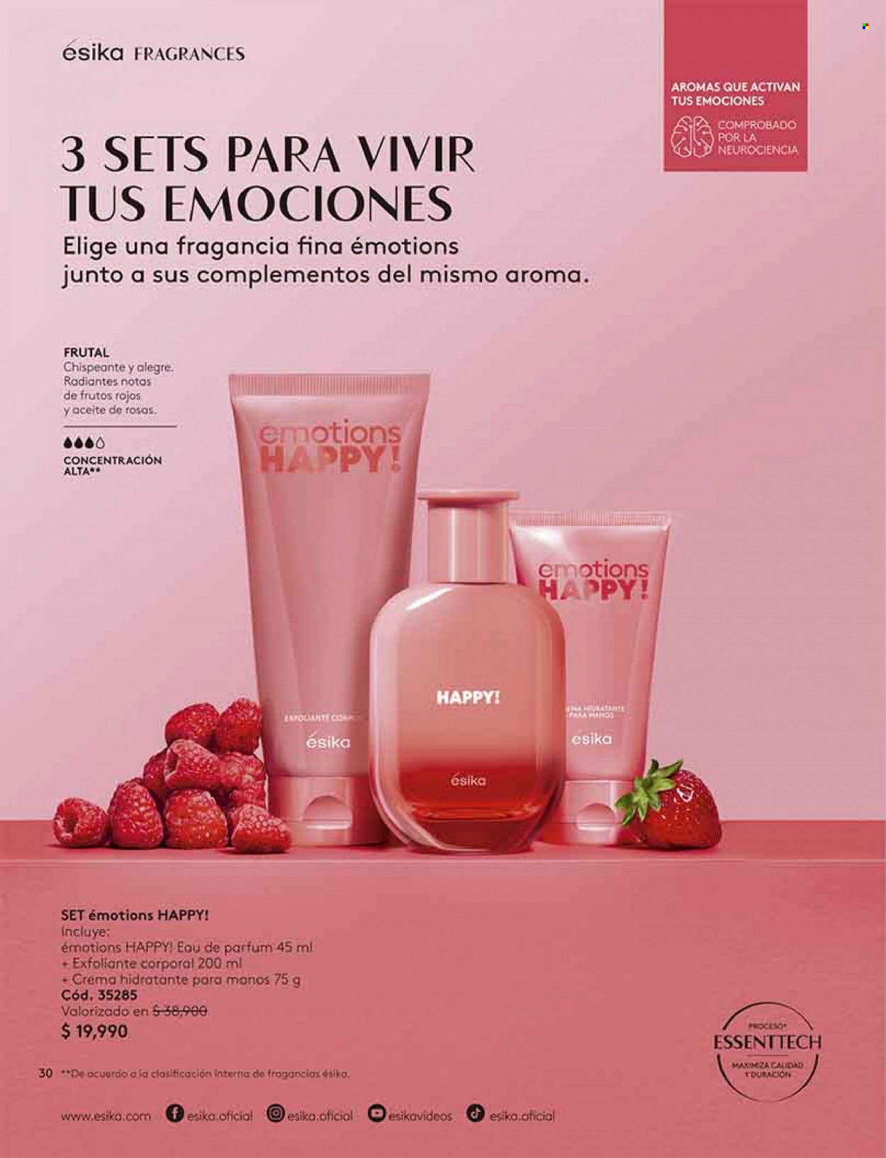 thumbnail - Catálogo Ésika - Ventas - crema, crema hidratante, perfume. Página 32.