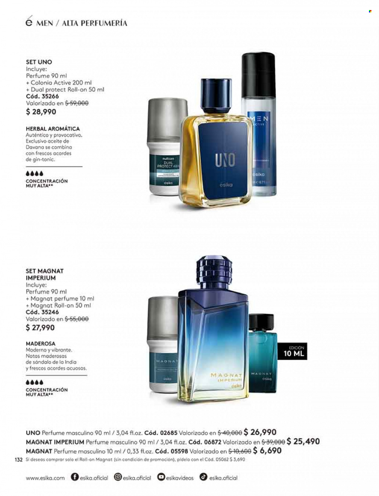 thumbnail - Catálogo Ésika - Ventas - desodorante de bola, perfume. Página 142.