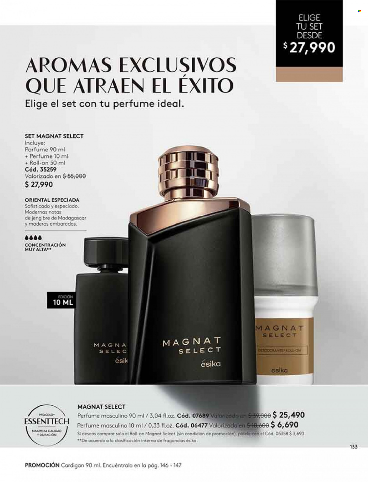 thumbnail - Catálogo Ésika - Ventas - desodorante de bola, perfume. Página 143.