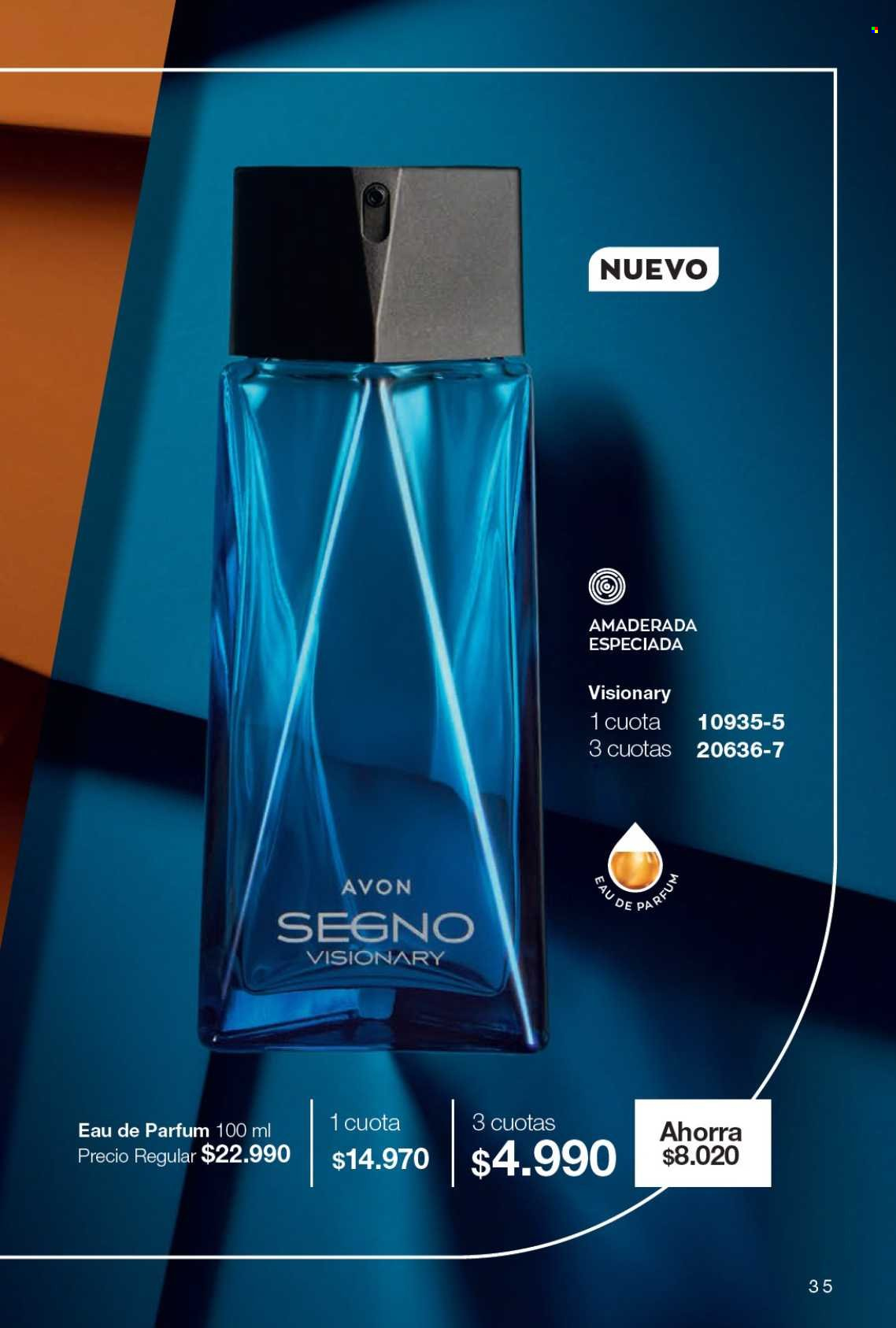 thumbnail - Catálogo Avon - Ventas - perfume, Segno. Página 35.