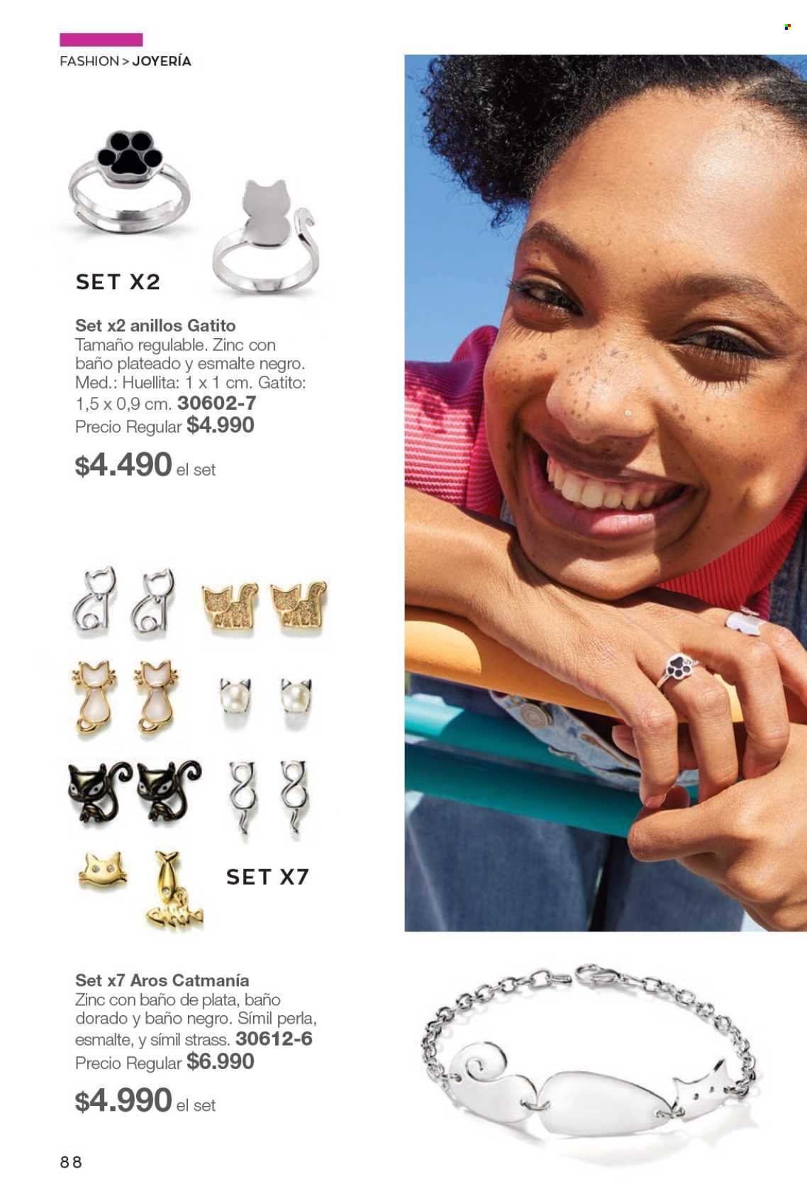 thumbnail - Catálogo Avon - Ventas - esmalte para uñas, anillo, joyas. Página 88.