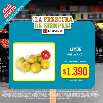 thumbnail - Catálogo Unimarc - 15.06.2022 - 28.06.2022 - Ventas - limón. Página 7.