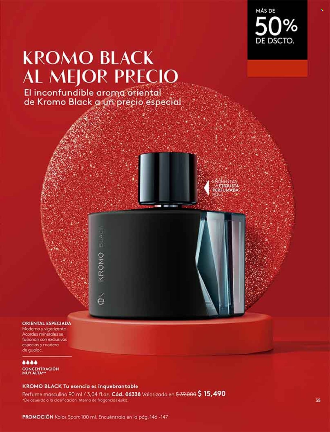 thumbnail - Catálogo Ésika - Ventas - perfume. Página 35.