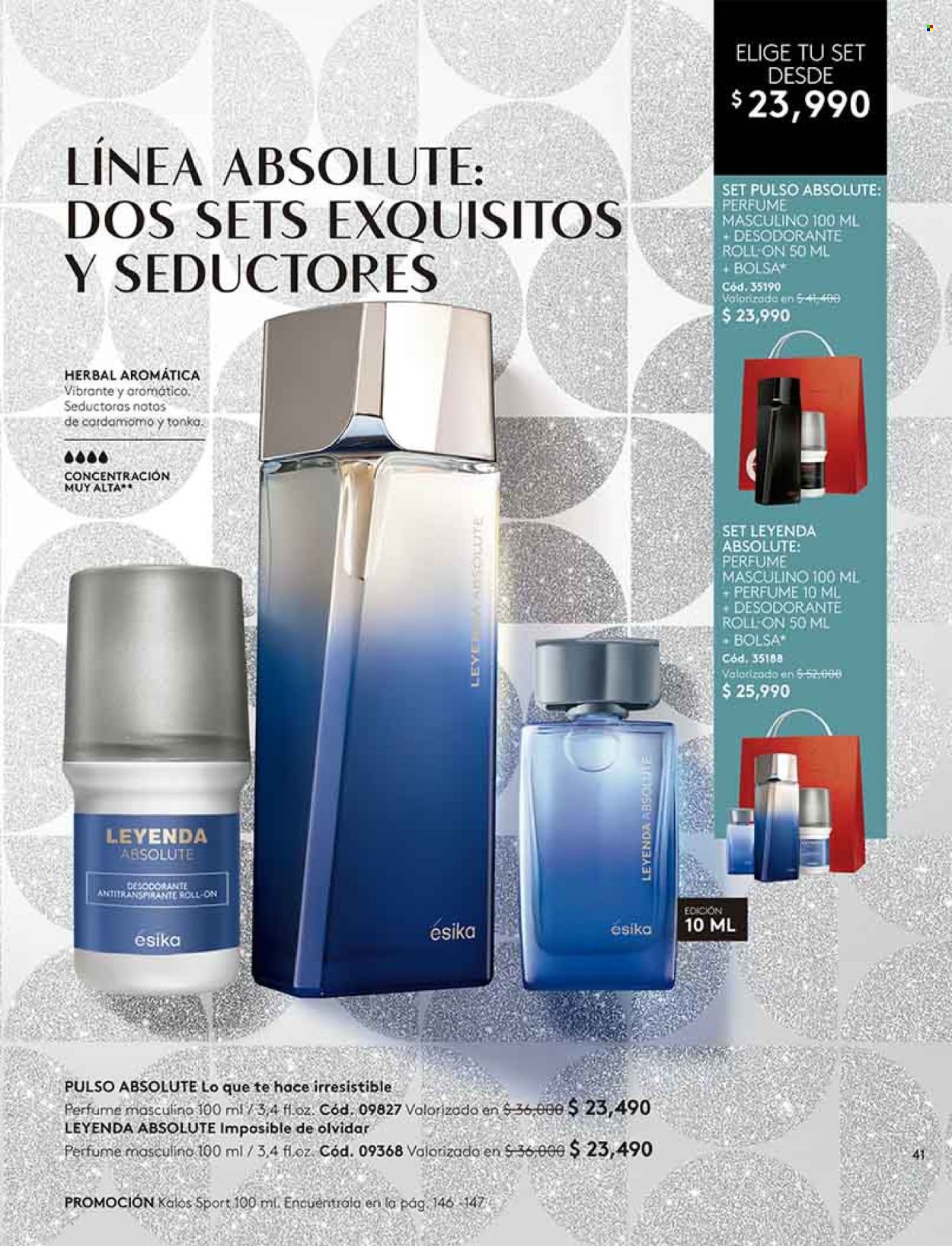 thumbnail - Catálogo Ésika - Ventas - desodorante de bola, perfume, desodorante, antitranspirante. Página 41.