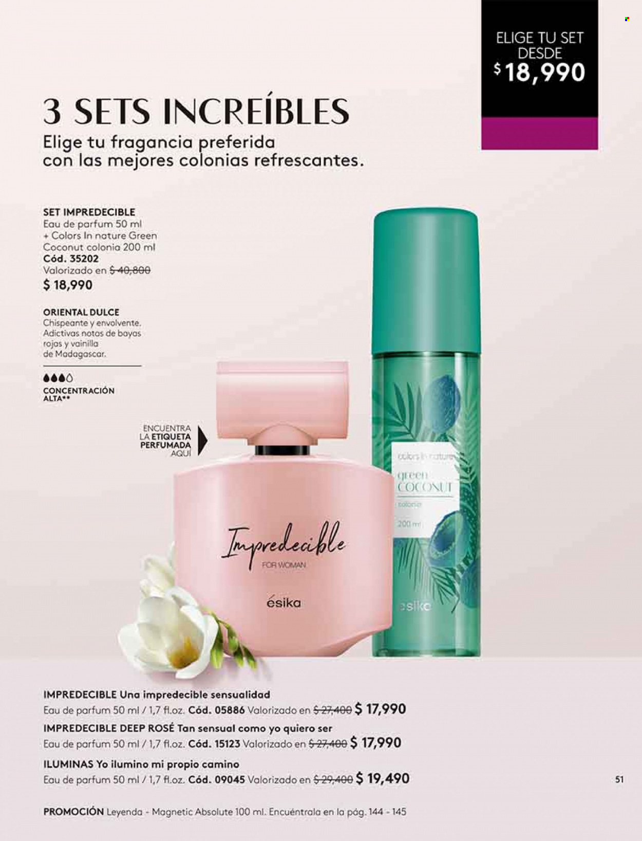 thumbnail - Catálogo Ésika - Ventas - perfume. Página 51.