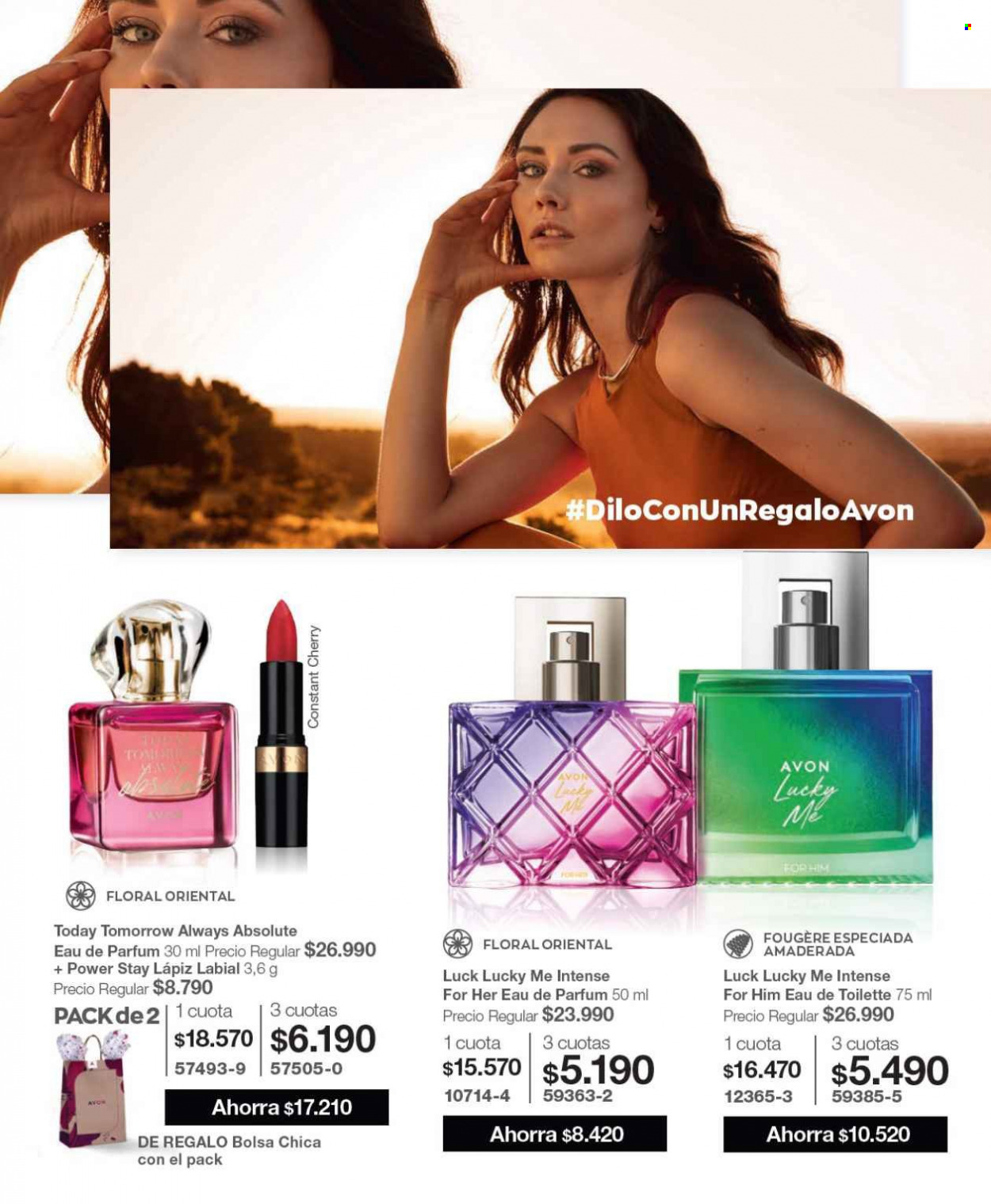 thumbnail - Catálogo Avon - Ventas - labial, perfume, eau de toilette. Página 46.