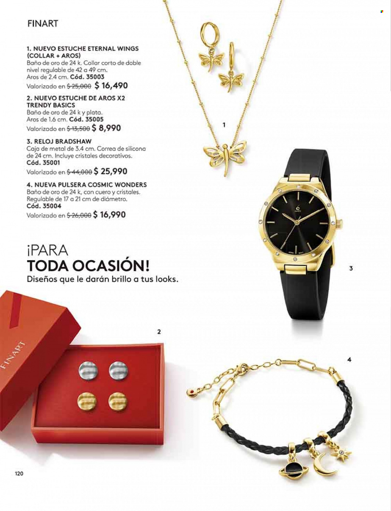 thumbnail - Catálogo Ésika - Ventas - collar, pulsera, reloj. Página 124.