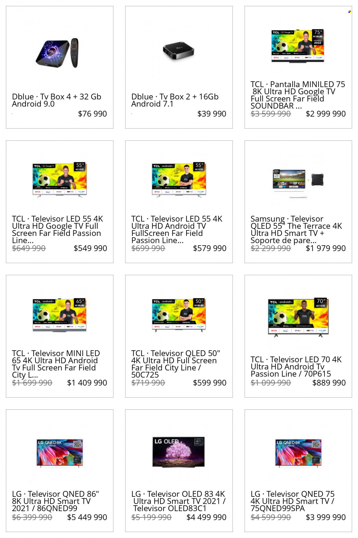 thumbnail - Catálogo Lider - Ventas - LG, Samsung, Smart TV, televisor LED, televisor OLED, TCL, soundbar. Página 7.