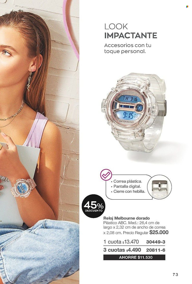thumbnail - Catálogo Avon - Ventas - reloj. Página 73.