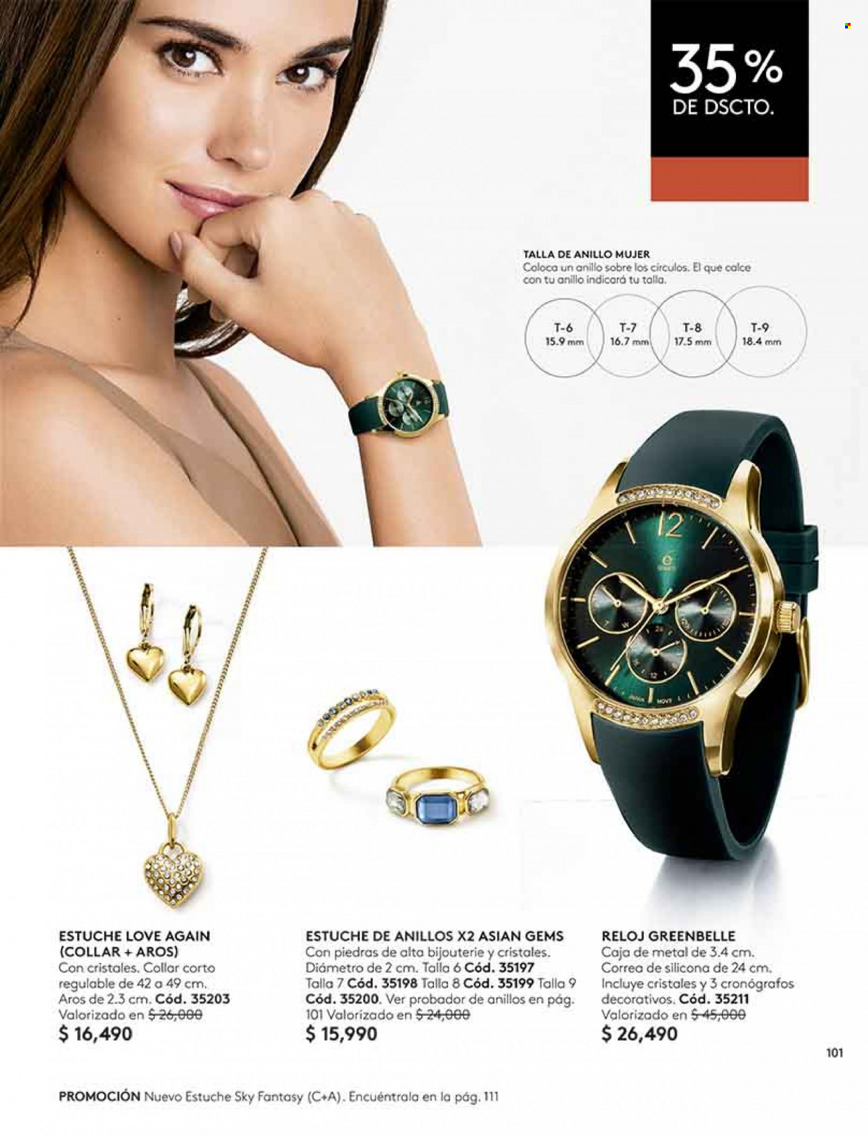 thumbnail - Catálogo Ésika - Ventas - collar, reloj. Página 101.