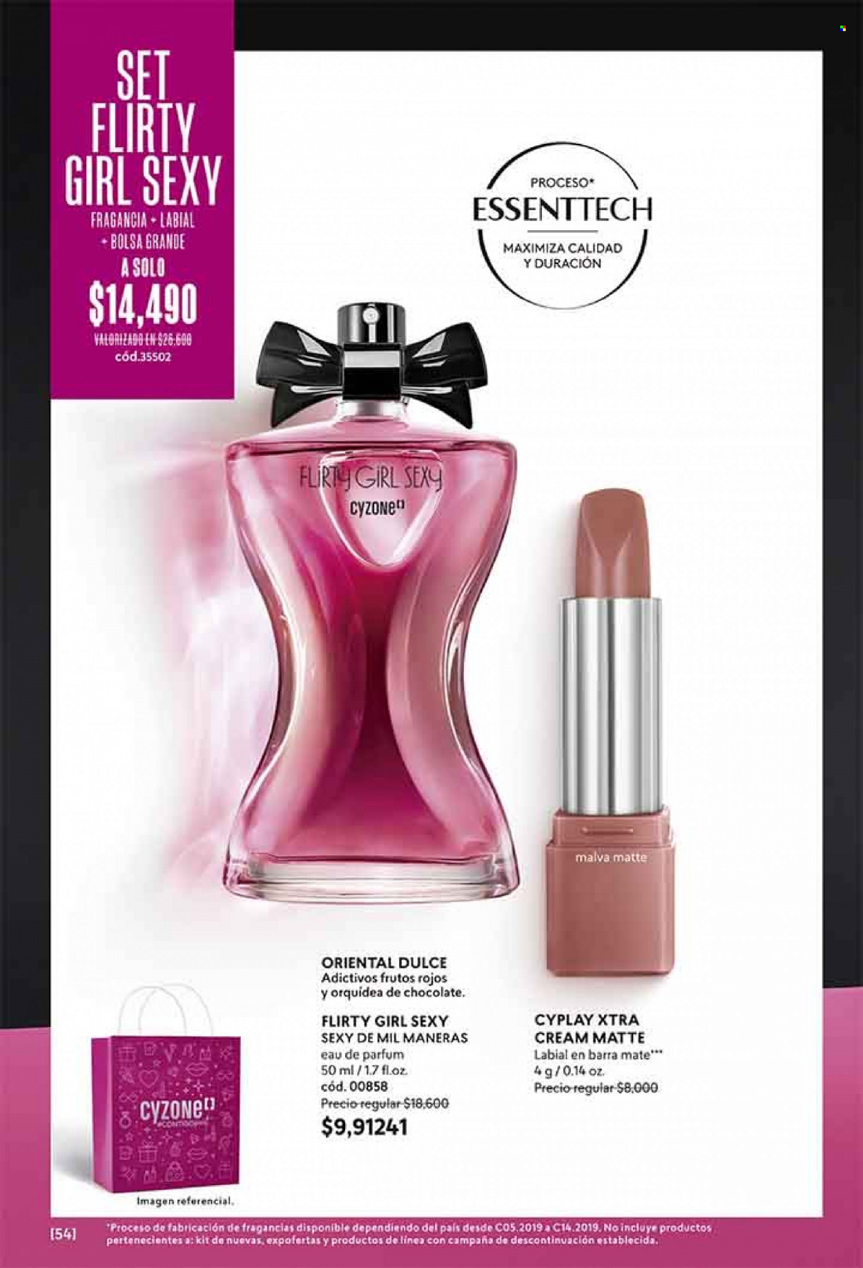 thumbnail - Catálogo Cyzone - Ventas - labial, perfume. Página 54.