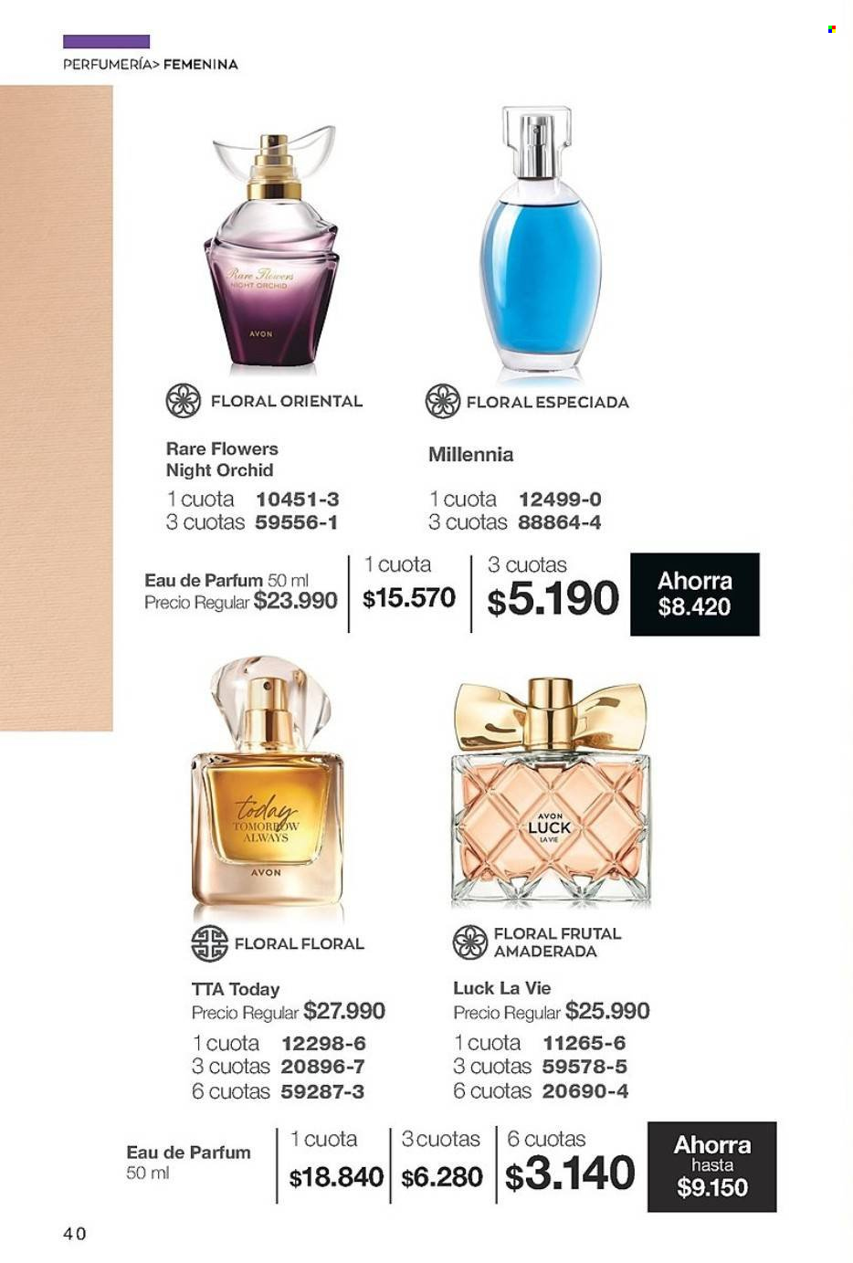 thumbnail - Catálogo Avon - Ventas - perfume. Página 40.