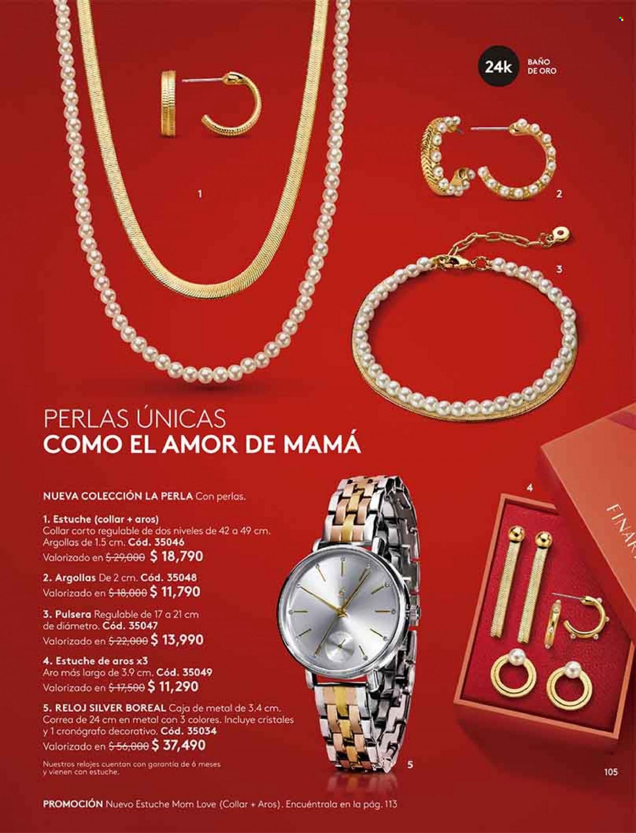 thumbnail - Catálogo Ésika - Ventas - collar, pulsera, reloj. Página 105.