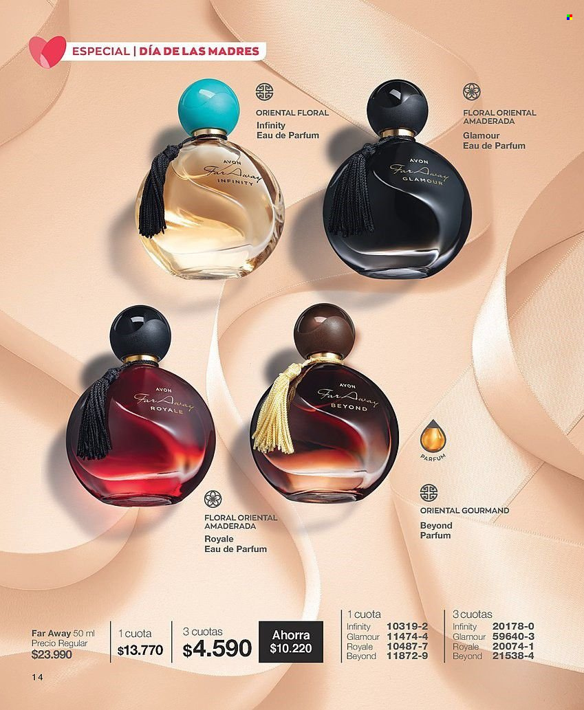 thumbnail - Catálogo Avon - Ventas - perfume, Far Away. Página 14.